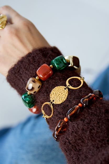 Acryl kralenarmbanden, eenvoudige dagelijkse sieraden uit de Simple Series voor dames.