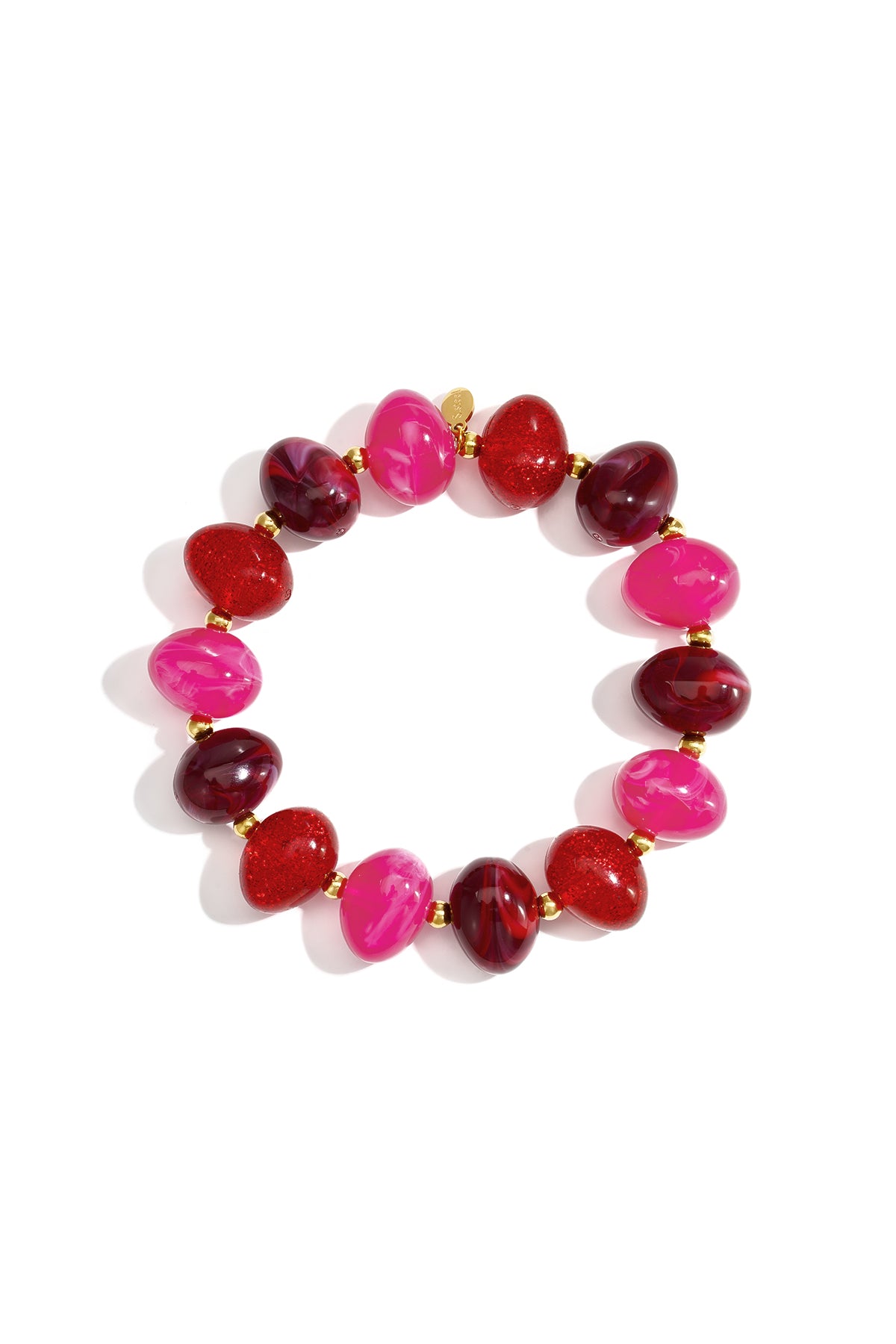 Acryl kralenarmbanden met onregelmatige vorm, eenvoudige, alledaagse serie, damessieraden