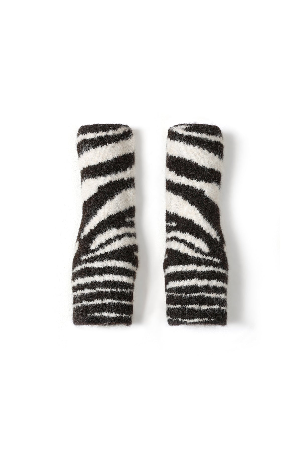 Armmouwen met zebraprint
