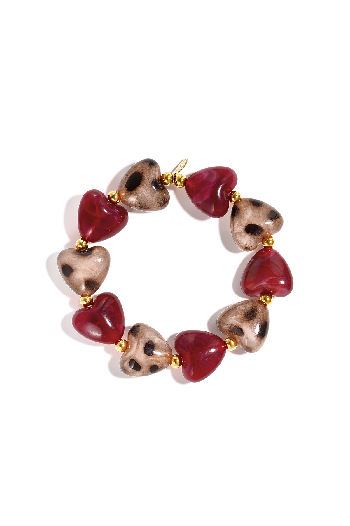 Acryl kralenarmbanden met luipaardprint, eenvoudige dagelijkse serie, dames sieraden