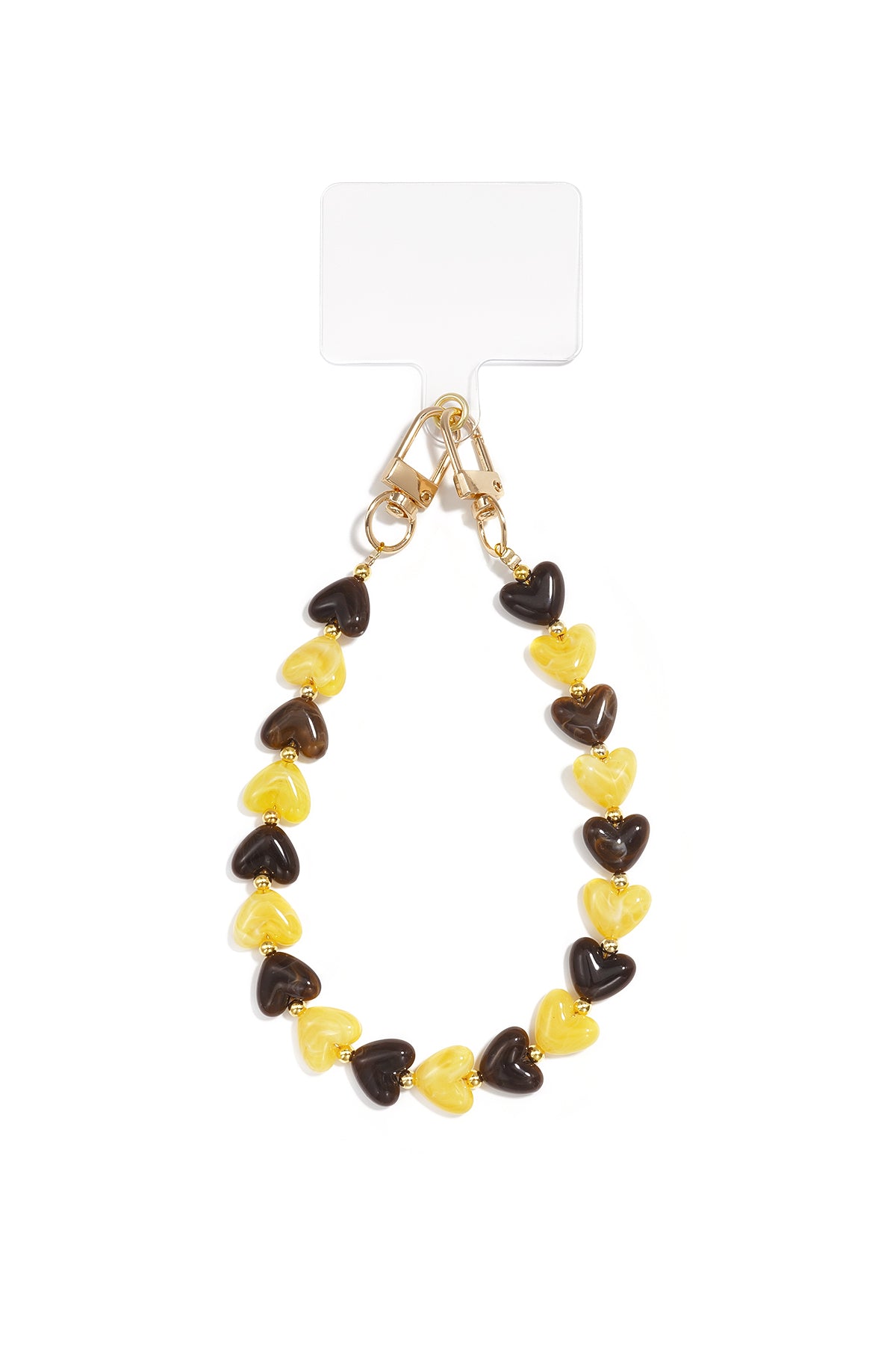Telefoonketting met hartje, schattig, acryl, dagelijkse accessoires
