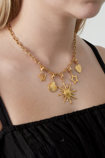 Zonnige DIY ketting