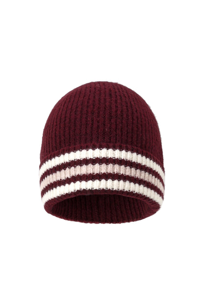 Muts met strepen, casual, polyester, dagelijkse accessoires