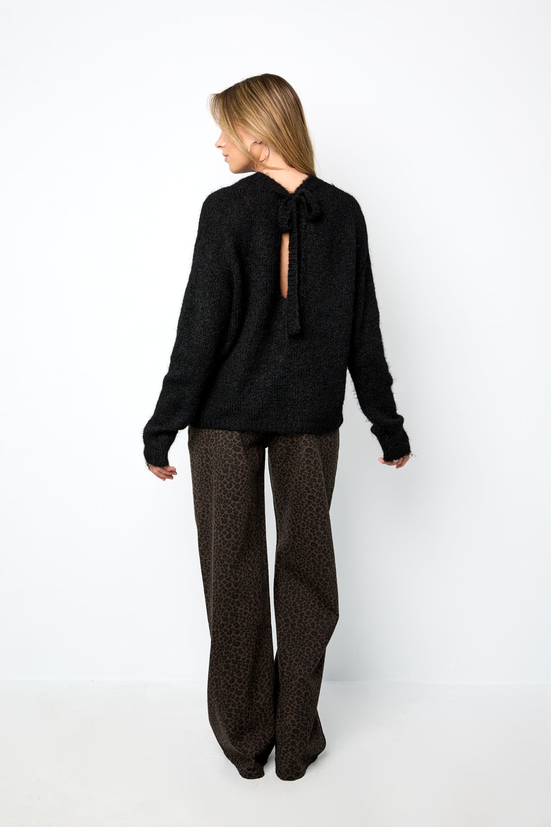 Trui met open rug