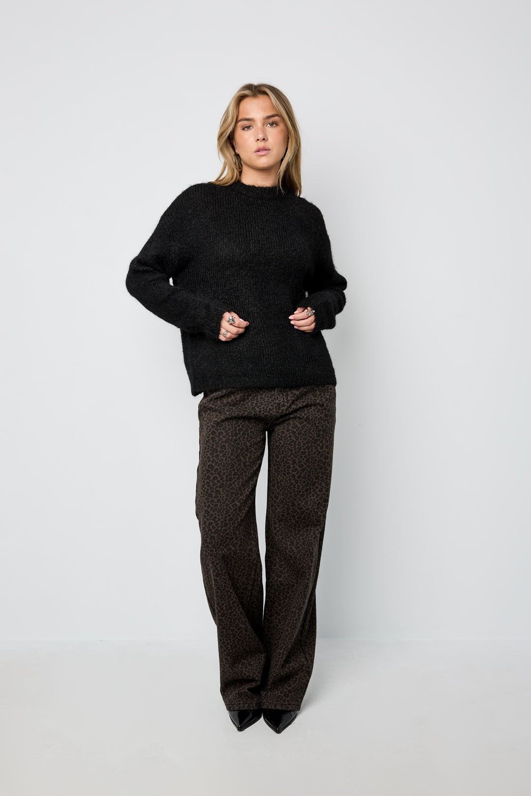 Trui met open rug