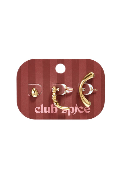 Roestvrijstalen oorbellen setjes Circle Simple Daily Simple serie dames sieraden