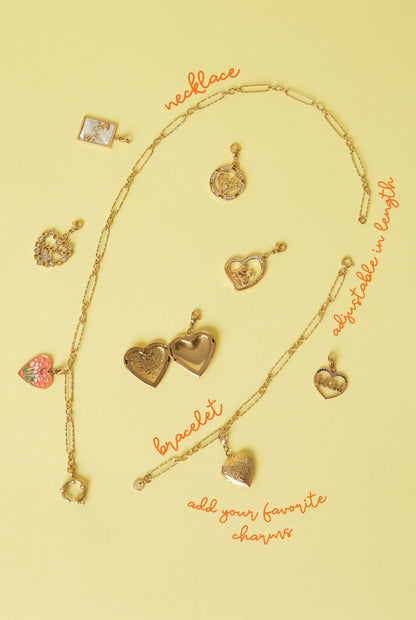 Afneembare 2-in-1 ketting en armband