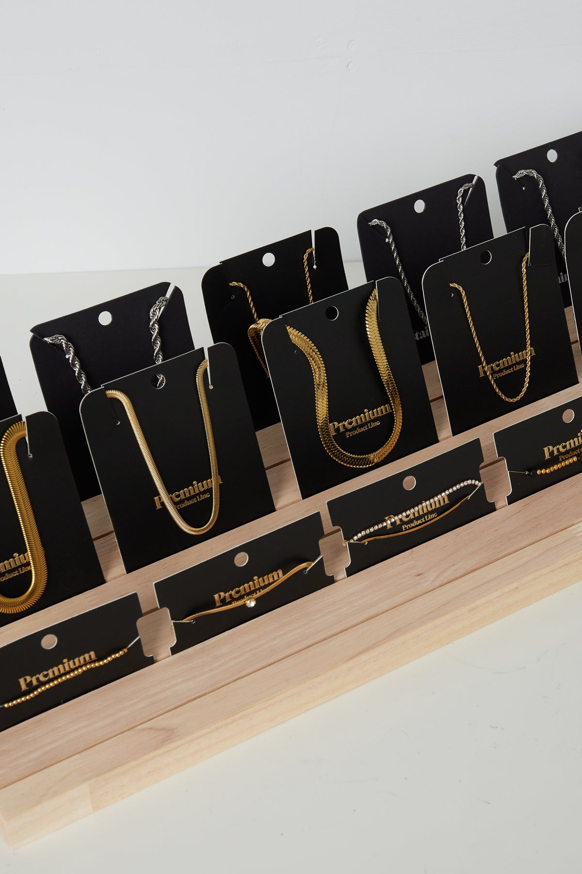 Houten jewelery tray