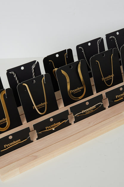 Houten jewelery tray
