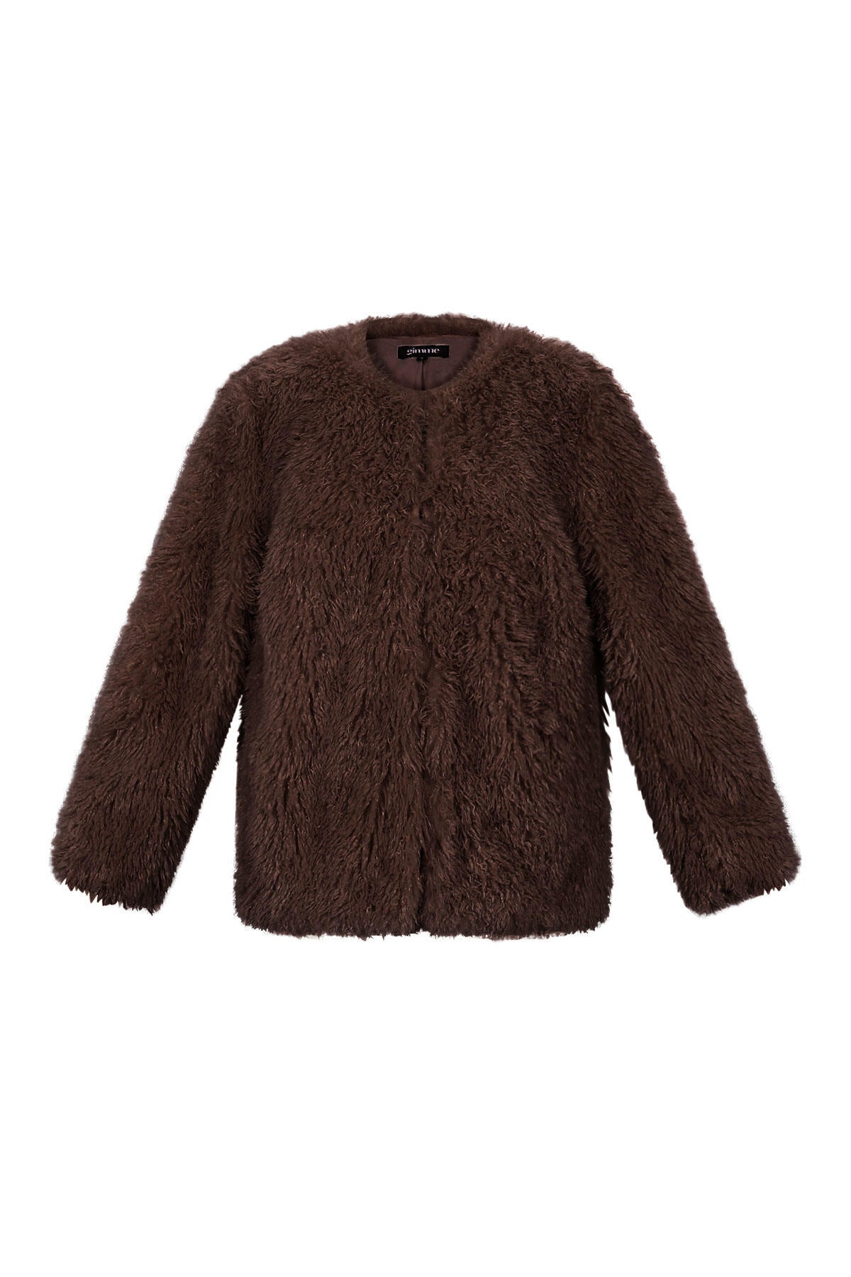 Geweven Polyestervezel Vrouwen Jas Elegant Solide Kleur Herfst/Winter