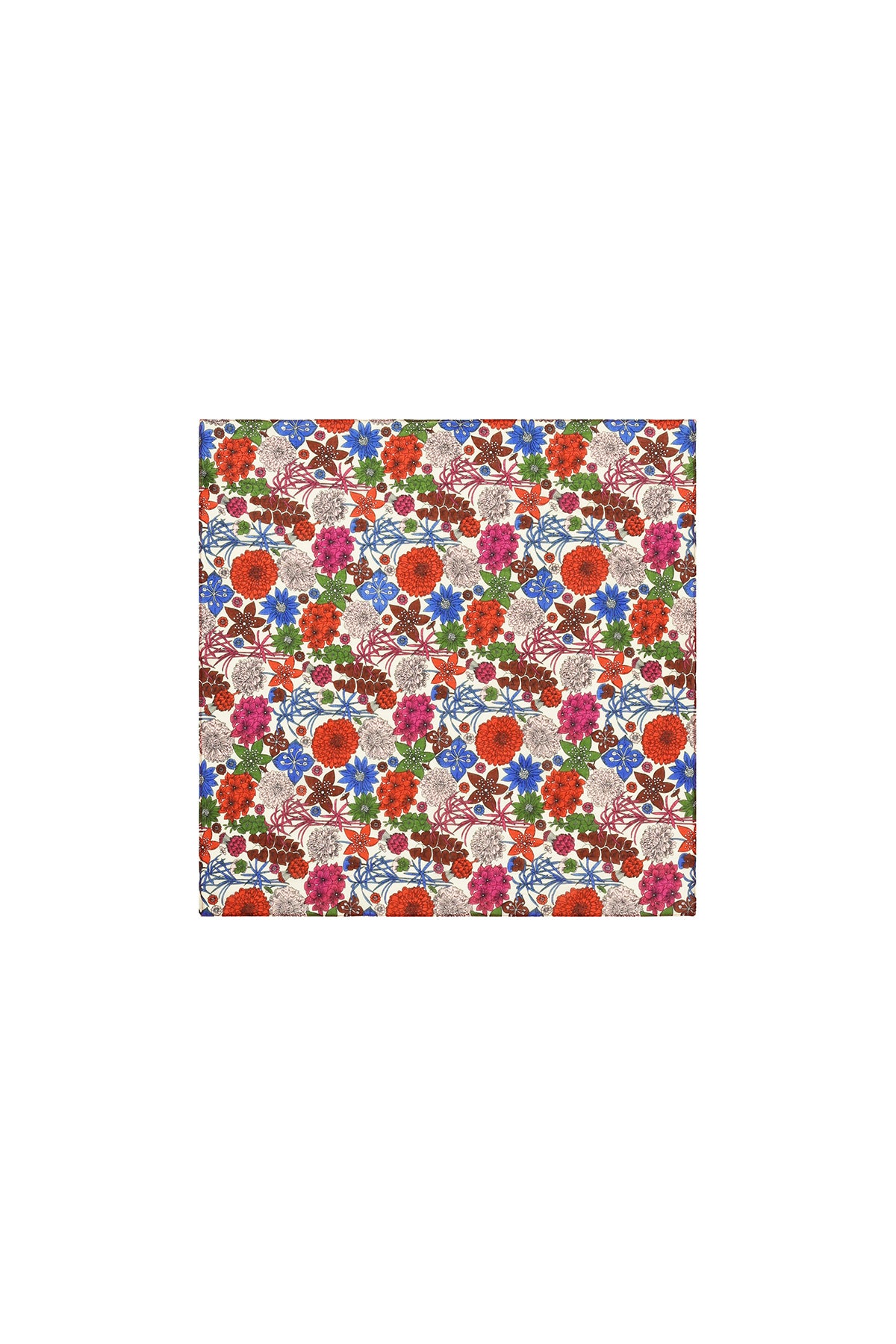 Zomersjaals met bloemenprint, eenvoudig, van katoen, geschikt voor dagelijks gebruik.
