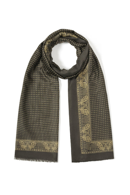 Zomersjaals met ruitpatroon, eenvoudig, polyester, dagelijkse accessoires