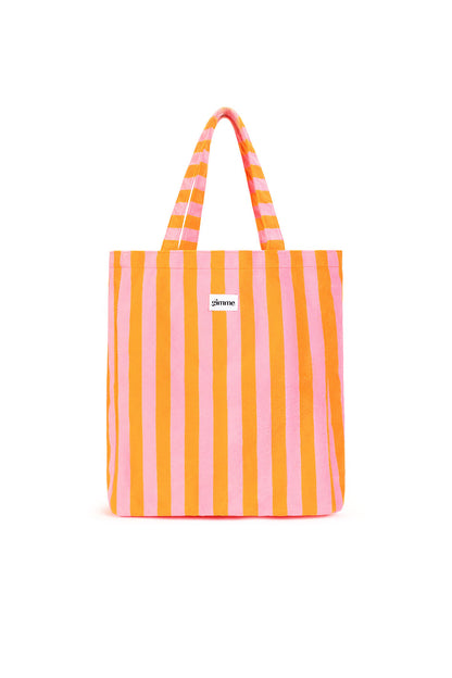 Shoppertassen met strepen, eenvoudig, polyester, dagelijkse accessoires