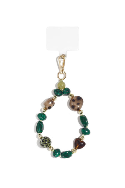 Telefoonketting met onregelmatige vorm, eenvoudige acryl, dagelijkse accessoires