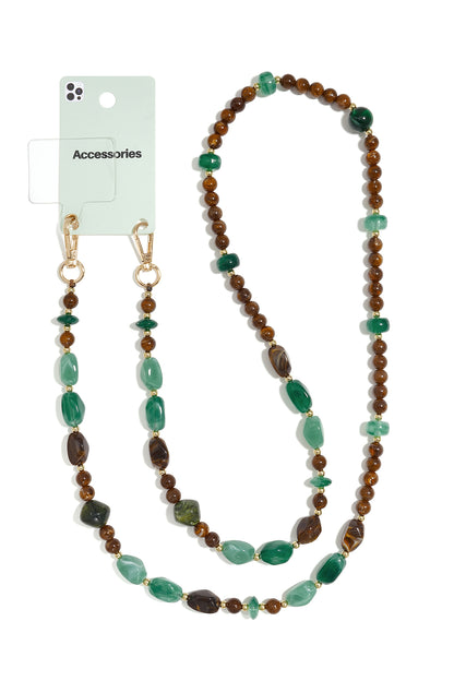 Telefoonketting met onregelmatige vorm, eenvoudige acryl, dagelijkse accessoires