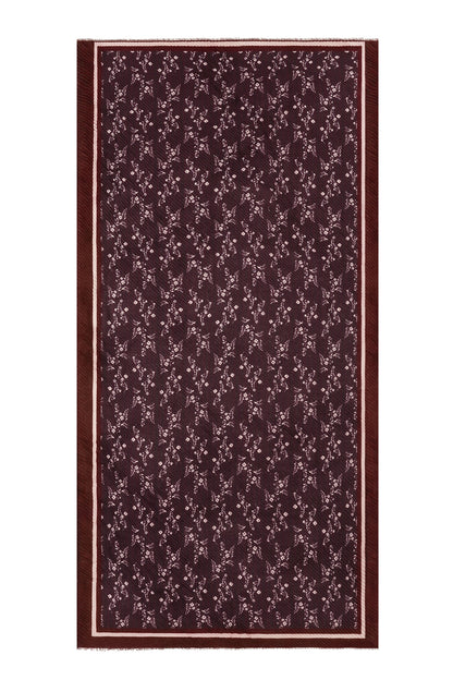 Zomersjaals met bloemenprint, eenvoudig, van polyester, ideaal voor dagelijks gebruik.