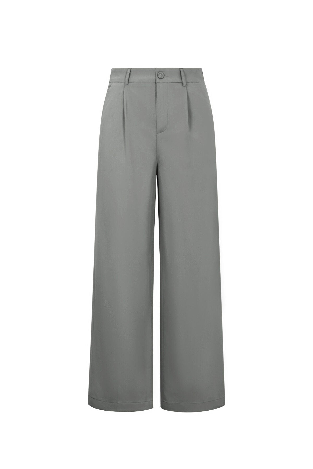 Geweven Polyestervezel Vrouwen Rechte Broek Casual Herfst/Winter
