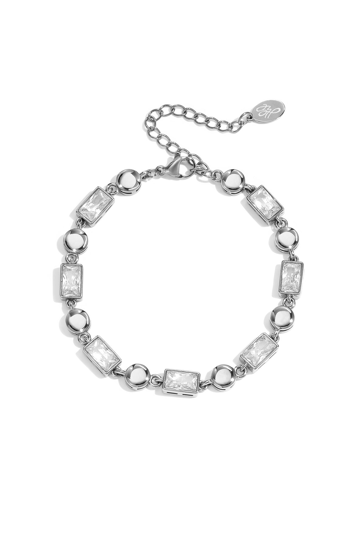 Roestvrijstalen bedelarmbanden met geometrische vormen, eenvoudige, alledaagse serie, dames sieraden