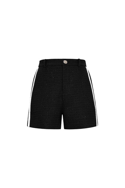 Geweven Polyestervezel Vrouwen Shorts Elegant Ruit Herfst/Winter