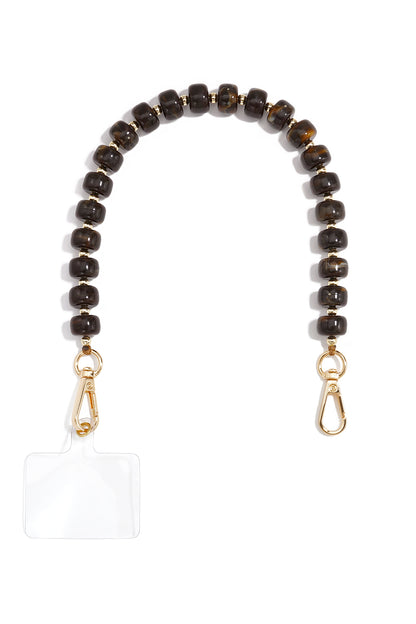 Telefoonketting met kleurverloop, eenvoudig, acryl, dagelijkse accessoires