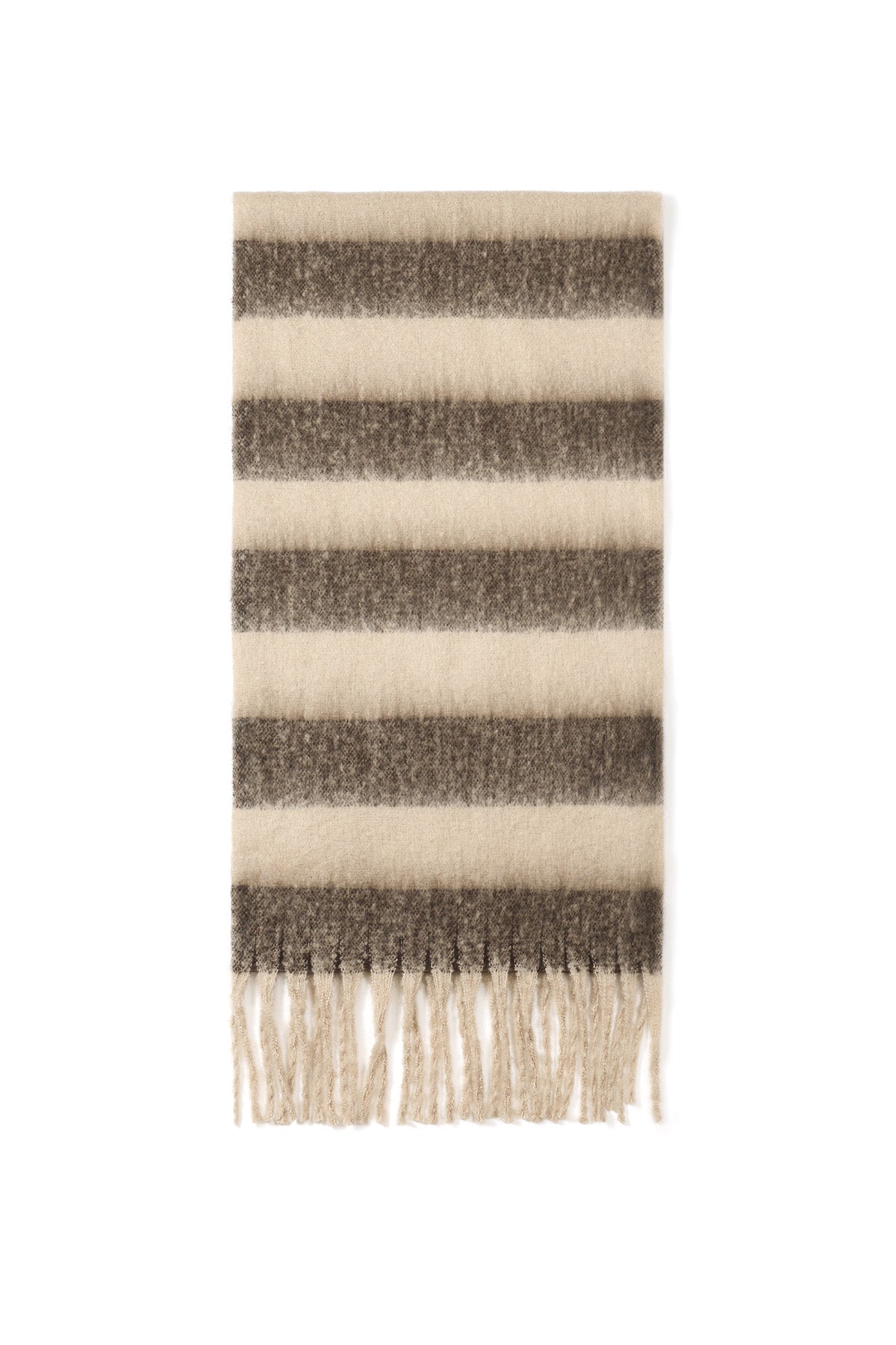 Wintersjaals met strepen, casual, polyester, dagelijkse accessoires