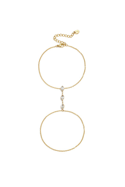Handketting van roestvrij staal, ellipsvormig, eenvoudig, dagelijks gebruik, Simple Series, damessieraden