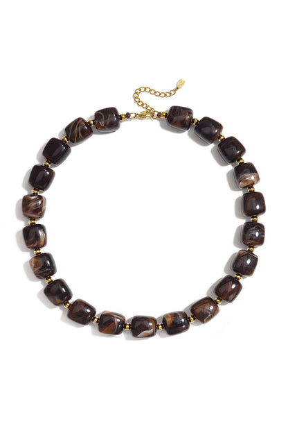 Acryl kralenkettingen met kleurverloop, eenvoudige, alledaagse serie, dames sieraden