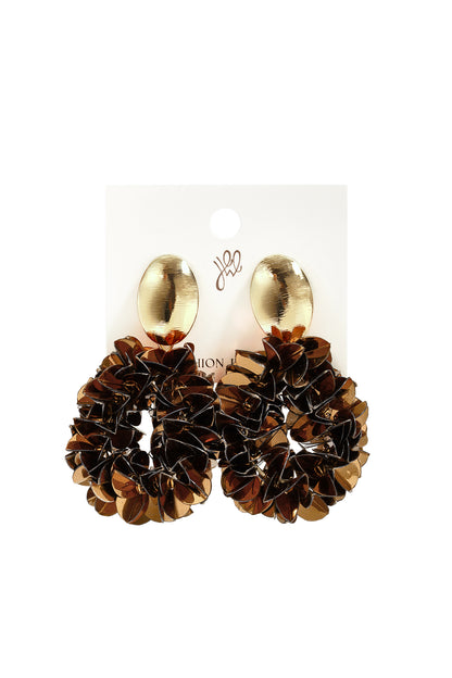 PVC feestoorbellen, effen kleur, casual, geschikt voor feestjes/bijeenkomsten, luxe serie, dames sieraden