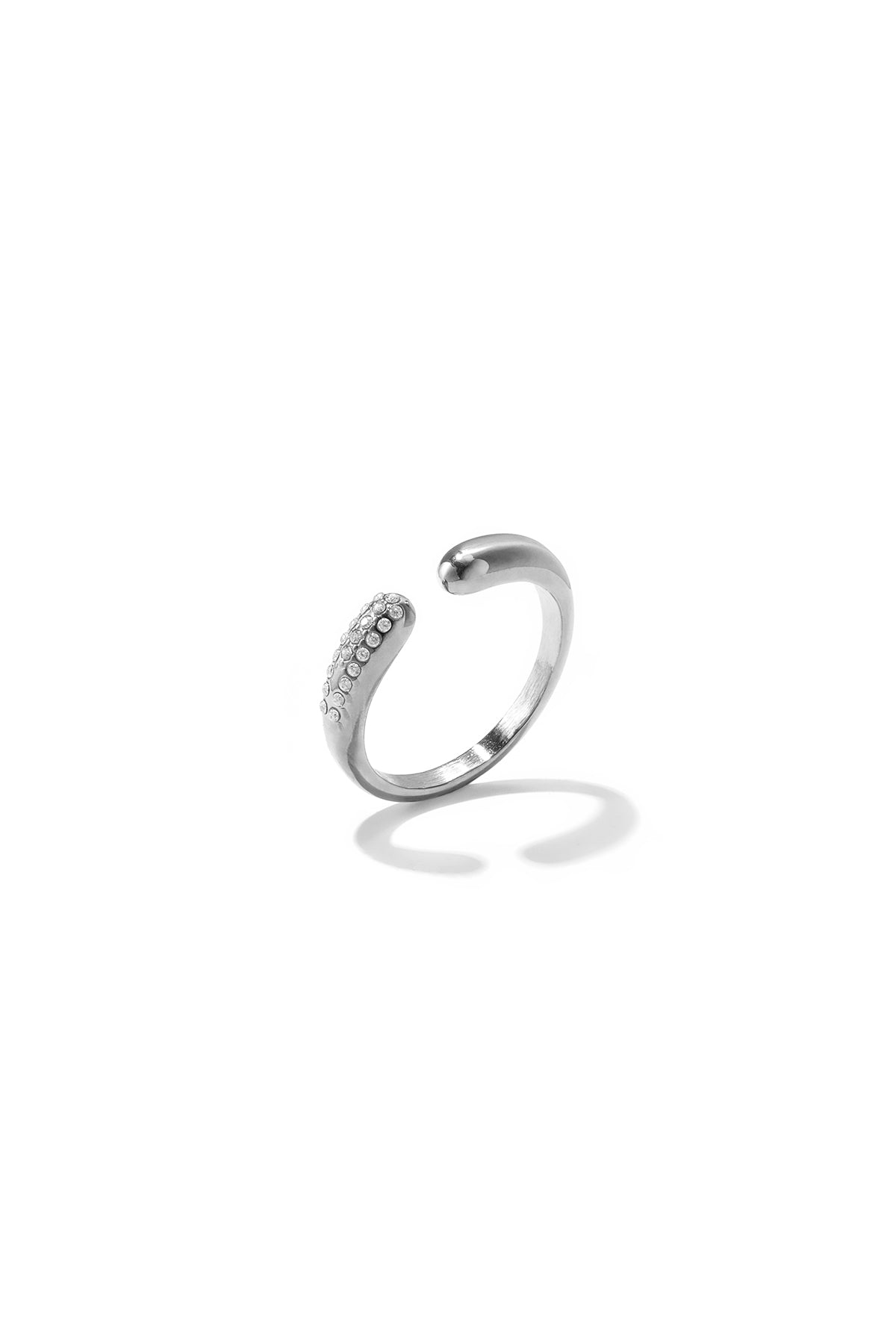 Minimalistische ringen van roestvrij staal met 14-karaats goudlaag, ronde, casual, dagelijkse, eenvoudige serie, dames sieraden