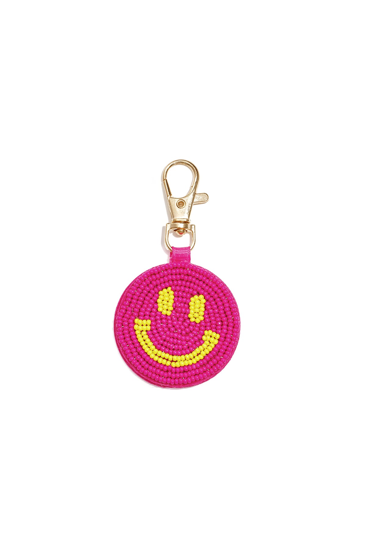 Tasbedeltjes met een lachend gezichtje, casual glazen accessoires voor dagelijks gebruik.