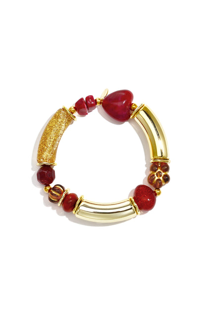 Acryl kralenarmbanden met onregelmatige vorm, eenvoudige dagelijkse collectie, damessieraden
