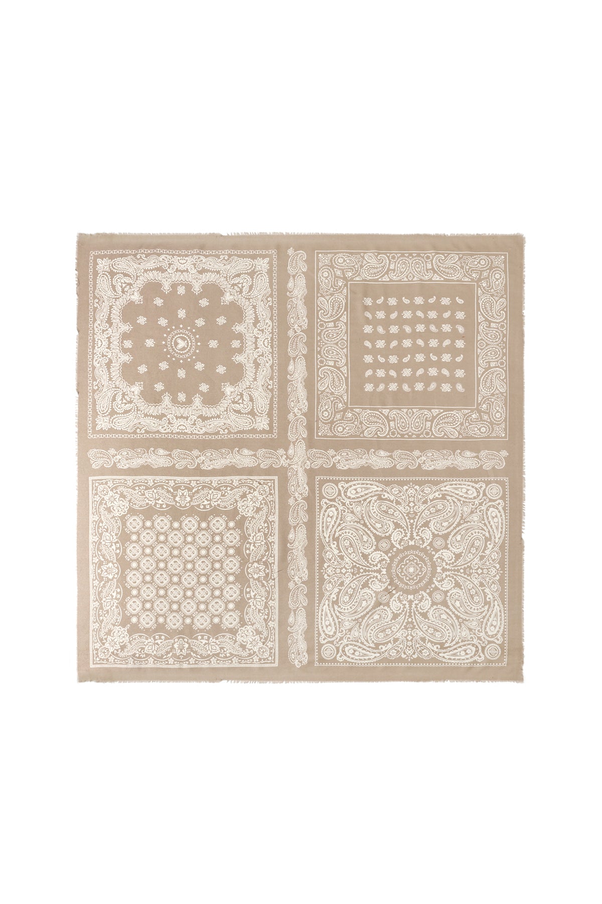 Wintersjaals met paisley-patroon, klassiek polyester, dagelijkse accessoires