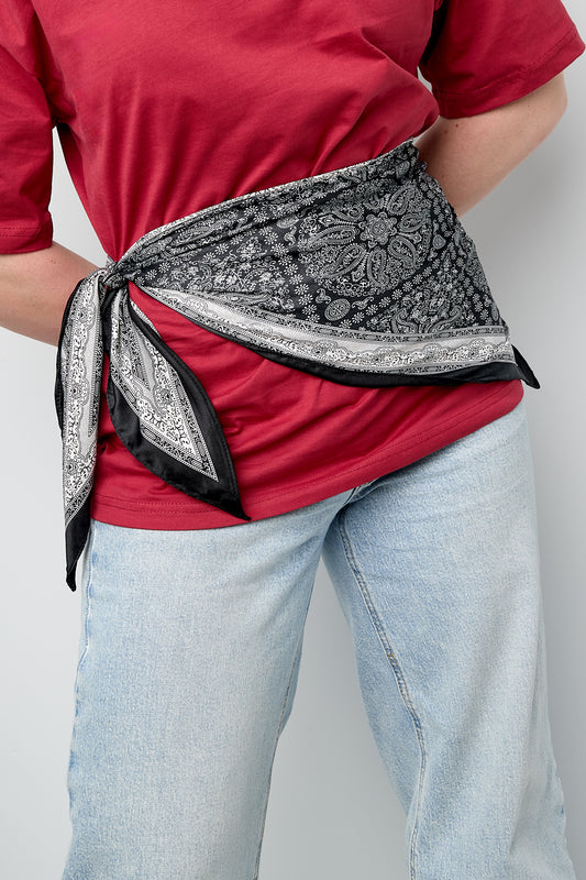 Zomersjaals met paisley-patroon, casual, polyester, dagelijkse accessoires