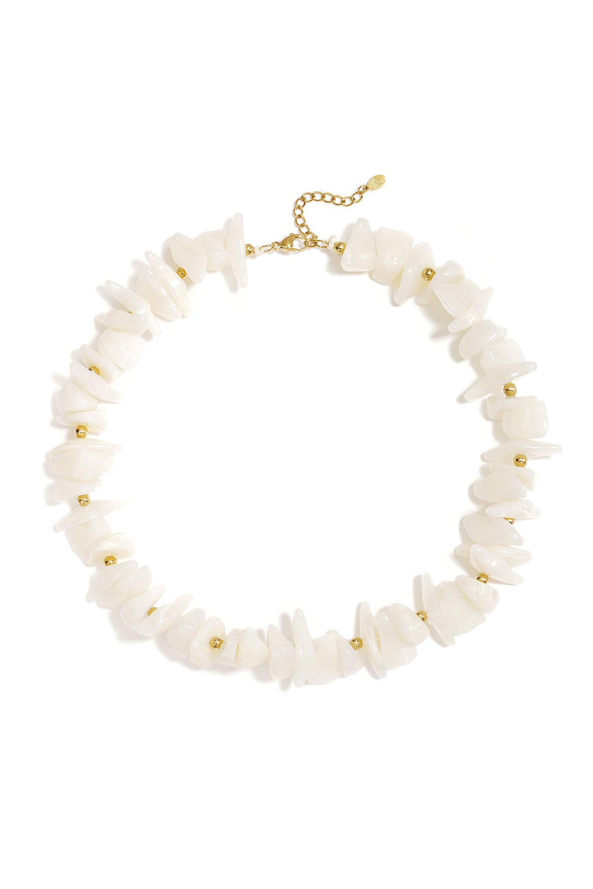 Kralen ketting met verschillende vormen en kleuren steentjes