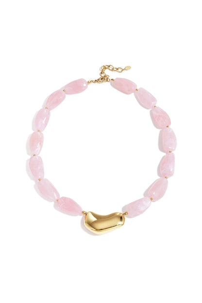 Ketting met asymmetrische statementkraal
