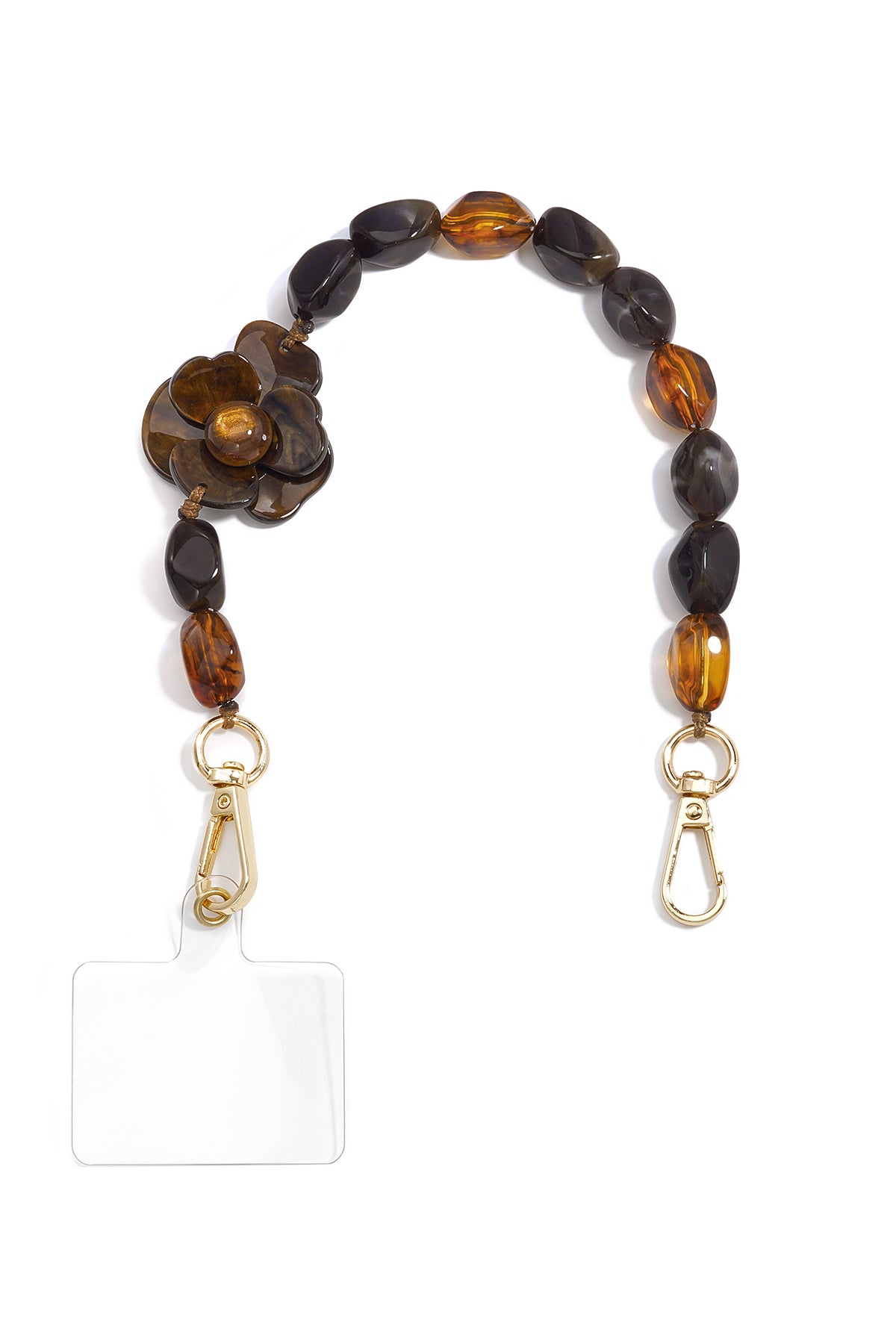 Telefoonketting met bloem, eenvoudig, acryl, dagelijkse accessoires