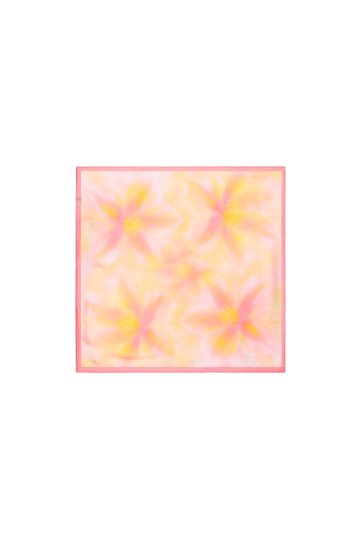 Zomersjaals met bloemenprint, casual, polyester, dagelijkse accessoires