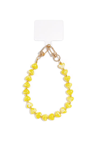 Telefoonketting met hartje, casual, acryl, dagelijkse accessoires