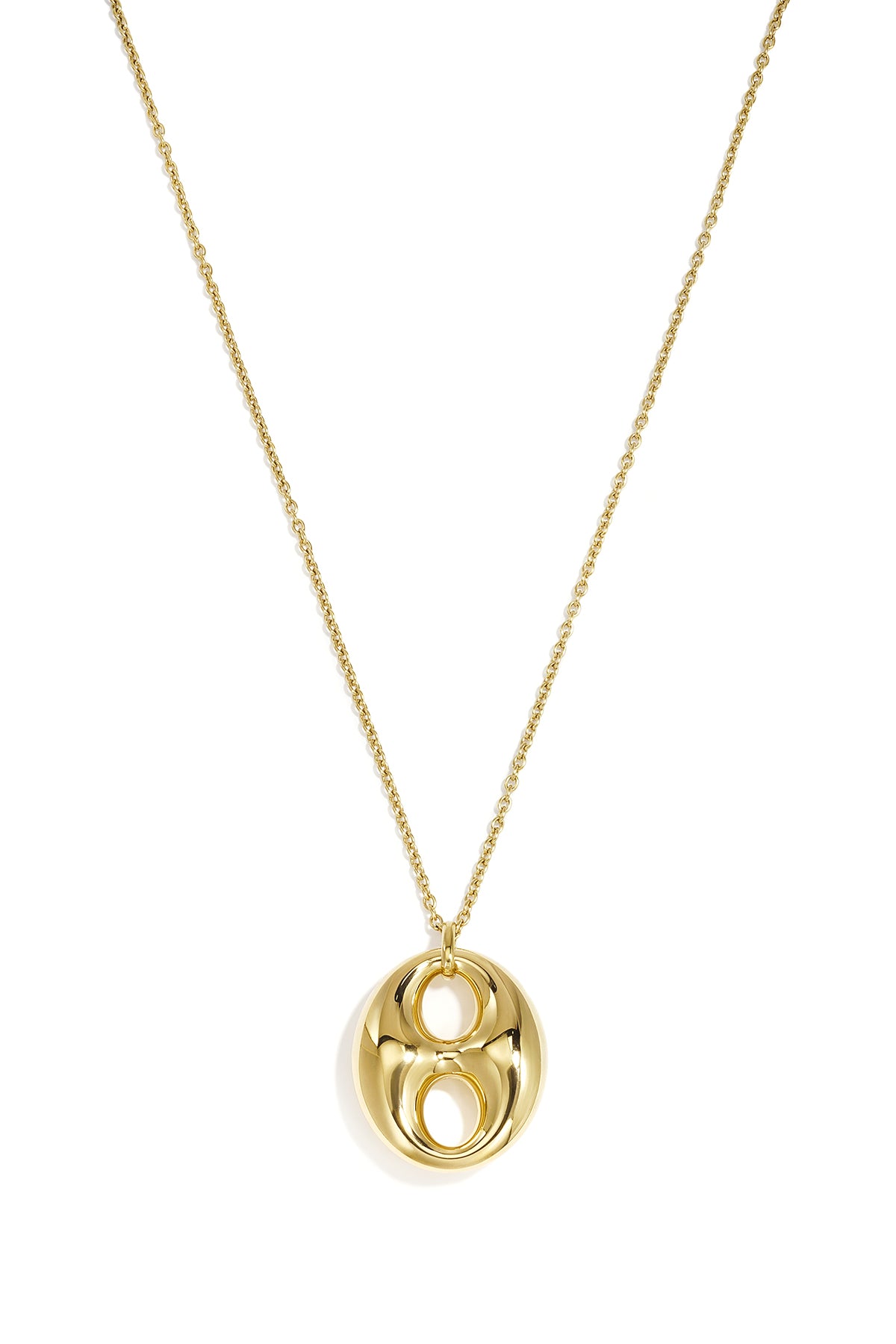 Lange roestvrijstalen kettingen met geometrische vorm, eenvoudige, alledaagse serie, dames sieraden