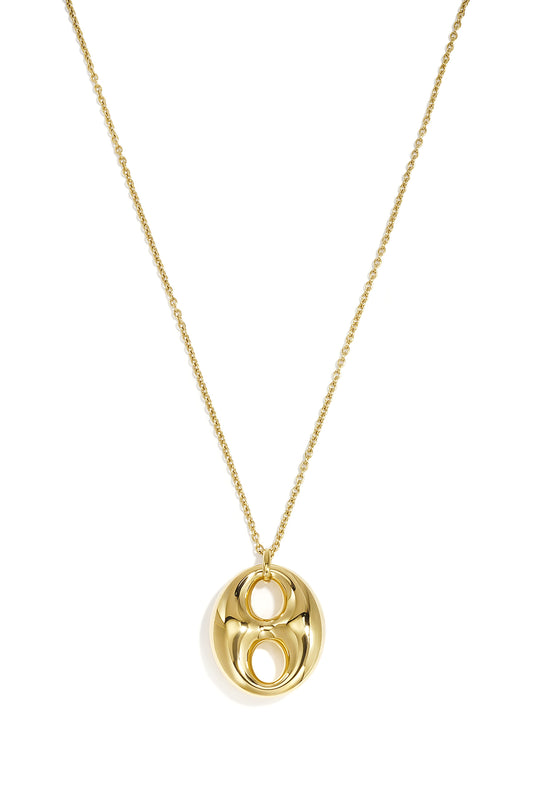 Lange roestvrijstalen kettingen met geometrische vorm, eenvoudige, alledaagse serie, dames sieraden