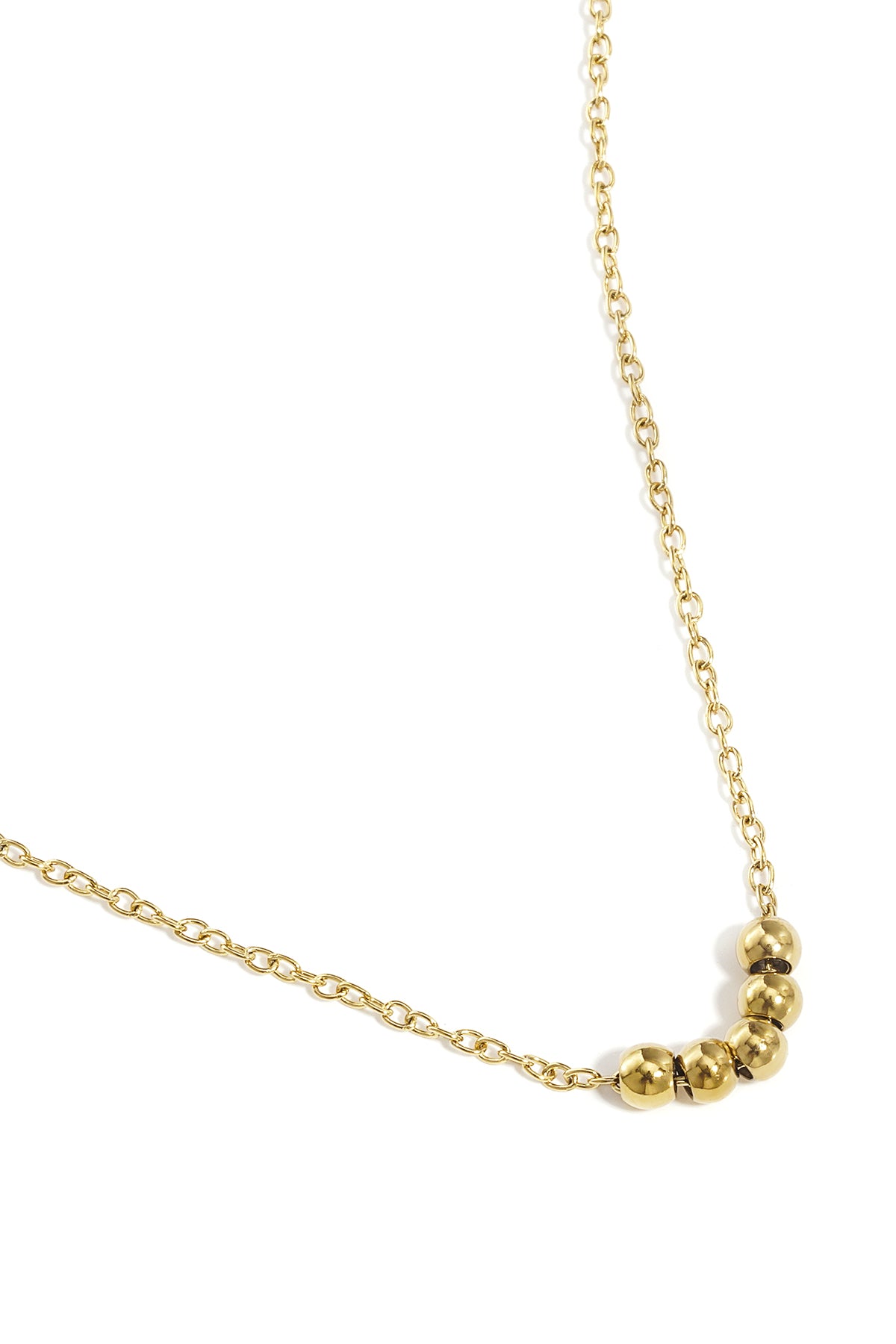 klassieke ketting met balletjes