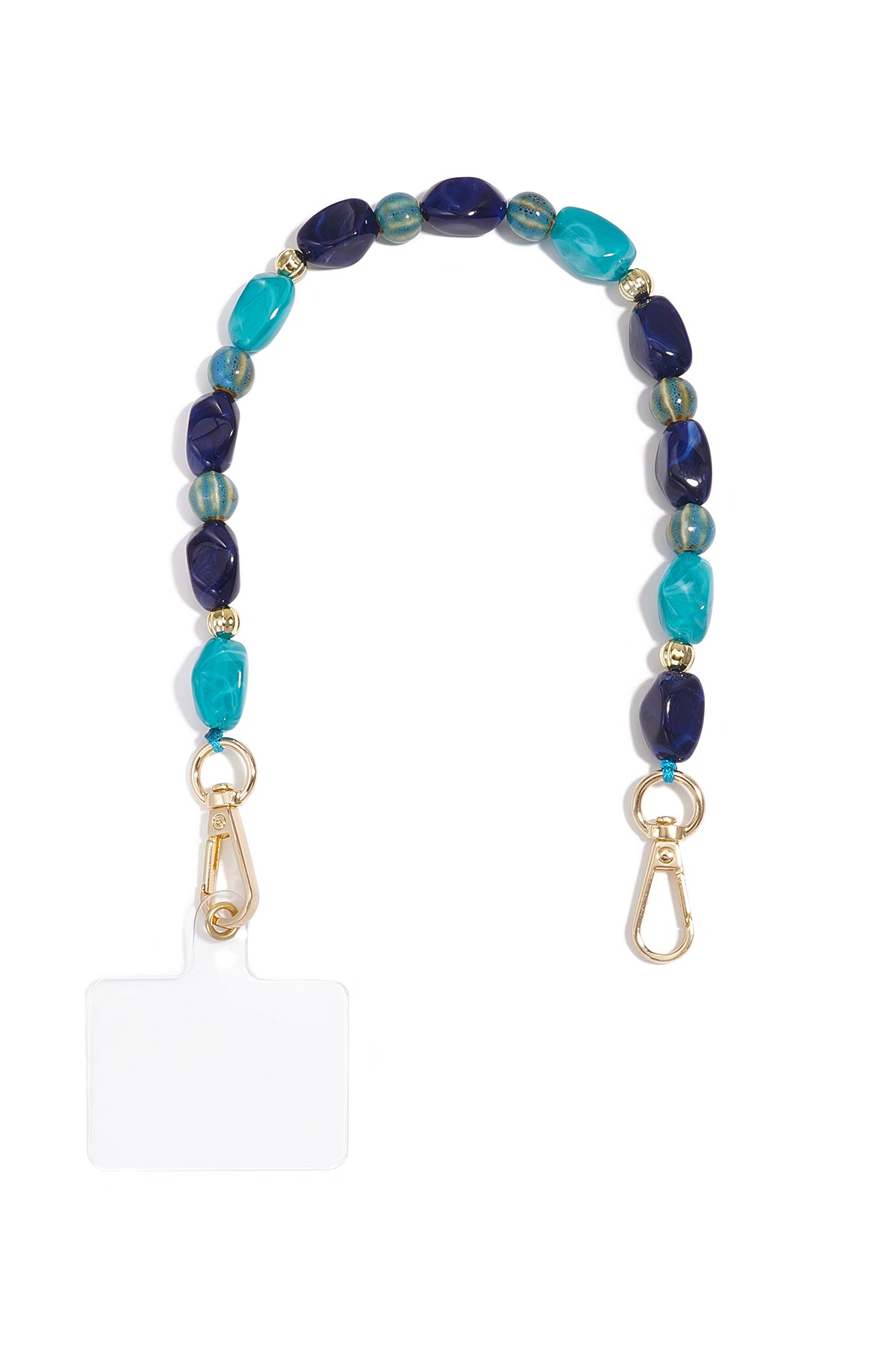 Telefoonketting met onregelmatige vorm, eenvoudige acryl, dagelijkse accessoires