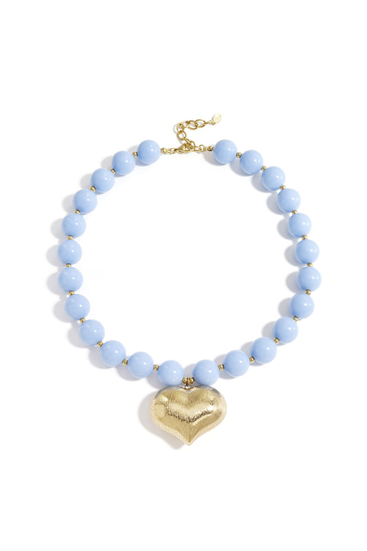 Kralenketting met hangend hart