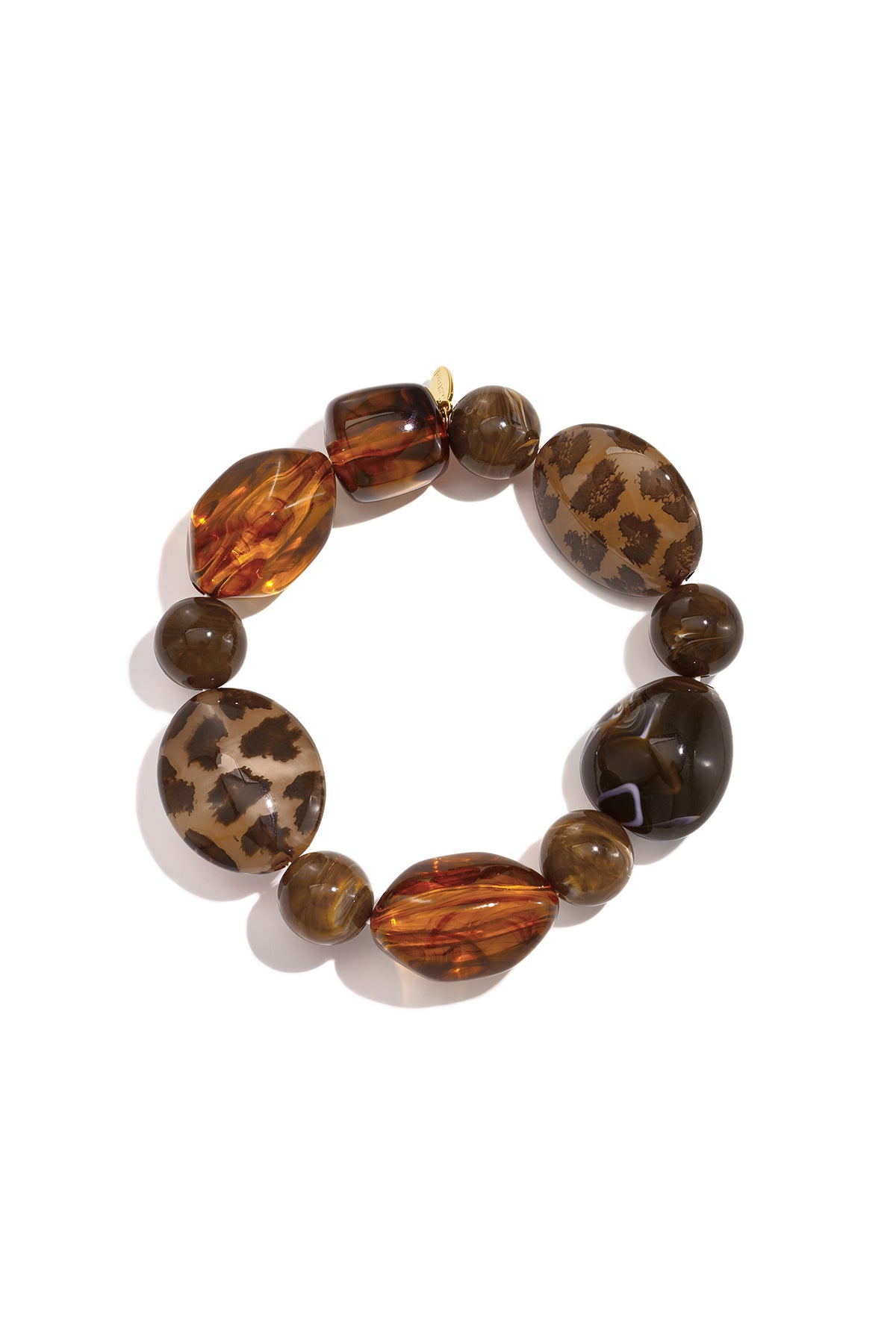 Acryl kralenarmbanden met onregelmatige vorm, casual, dagelijks gebruik, eenvoudige serie, dames sieraden