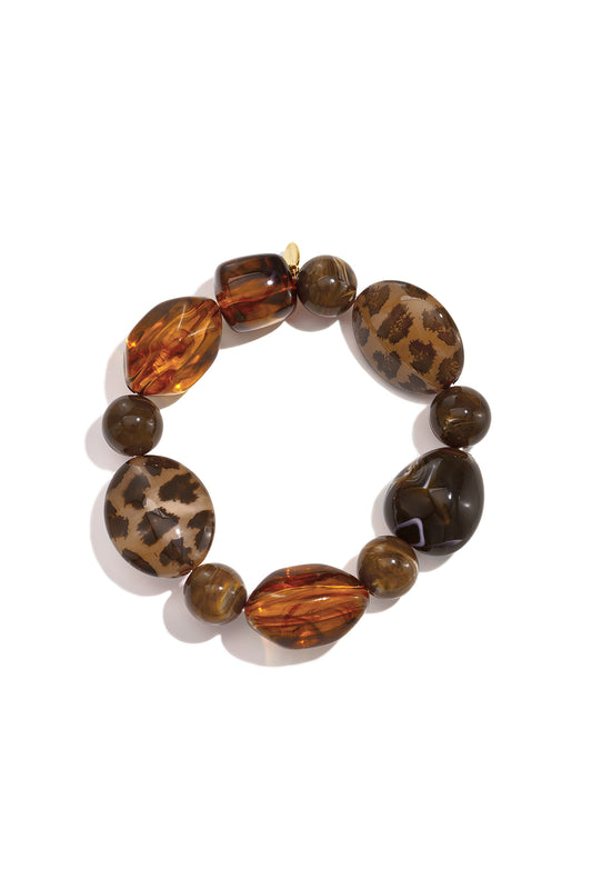 Acryl kralenarmbanden met onregelmatige vorm, casual, dagelijks gebruik, eenvoudige serie, dames sieraden