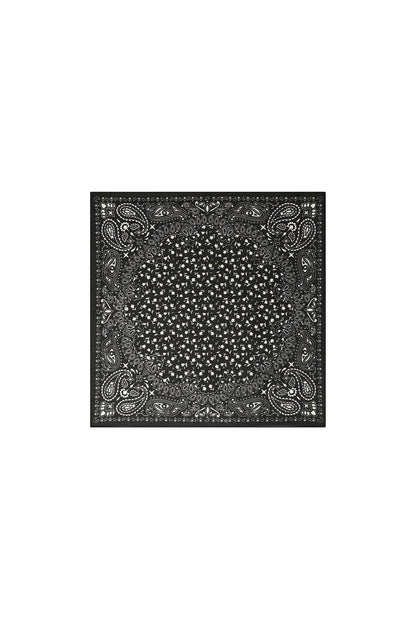 Wintersjaals met paisley-patroon, retro fluweel, dagelijkse accessoires
