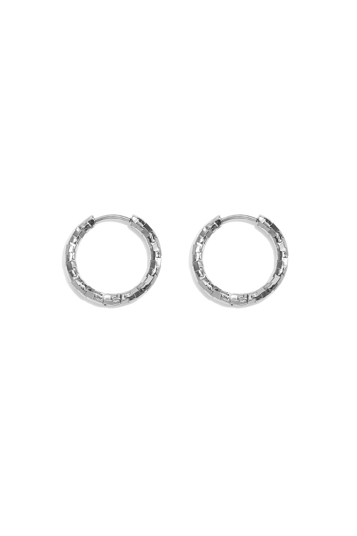 Oorbellen van roestvrij staal, Circle Simple, Simple Series, damessieraden