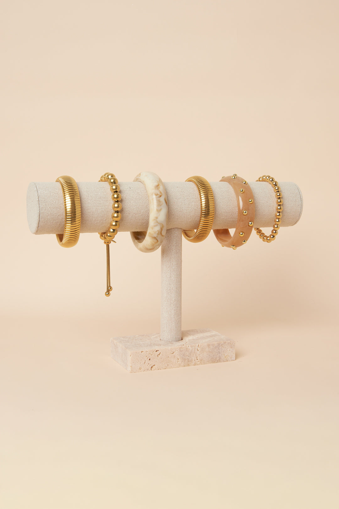 Stenen armbanden display