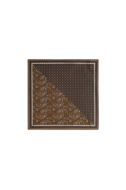 Wintersjaals met paisley-patroon, retro imitatiezijde, dagelijkse accessoires