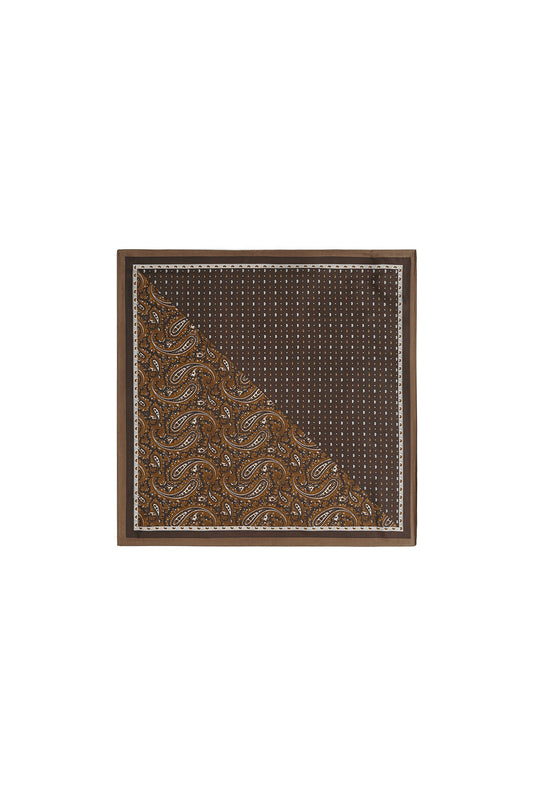 Wintersjaals met paisley-patroon, retro imitatiezijde, dagelijkse accessoires